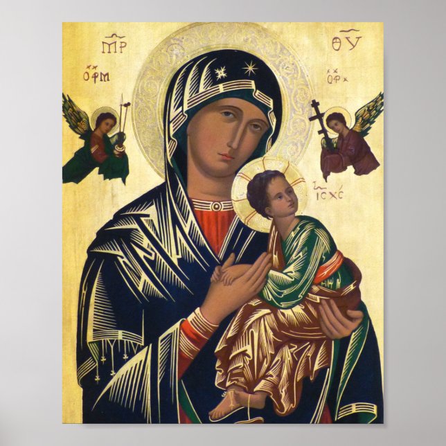 Póster Nuestra Señora de la Perpetua Ayuda (Frente)