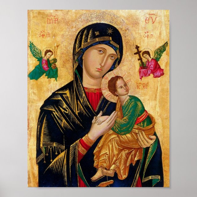 Póster Nuestra Señora de la Perpetua Ayuda (Frente)