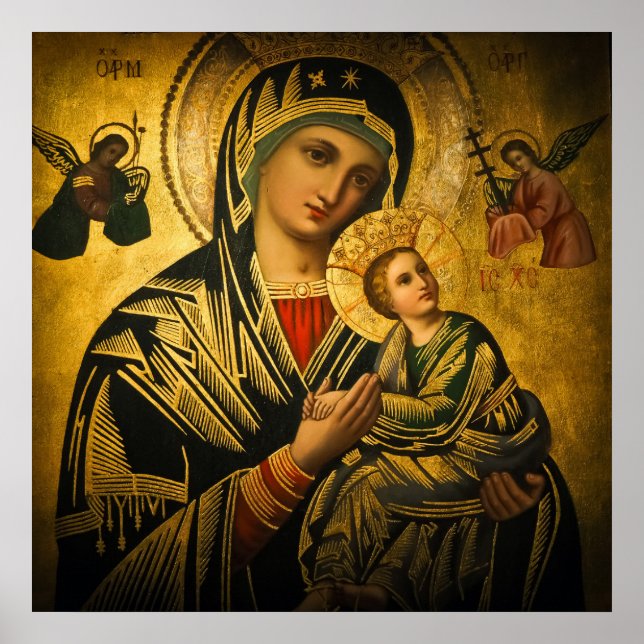 Póster Nuestra Señora de la Perpetua Ayuda (Frente)
