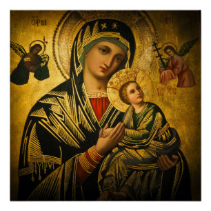 Póster Nuestra Señora de la Perpetua Ayuda