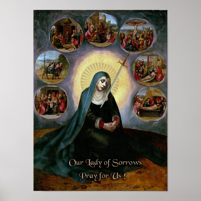 Póster Nuestra Señora de los Dolores (Frente)