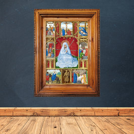 Póster Nuestra Señora de los Dolores - Manuscrito medieva