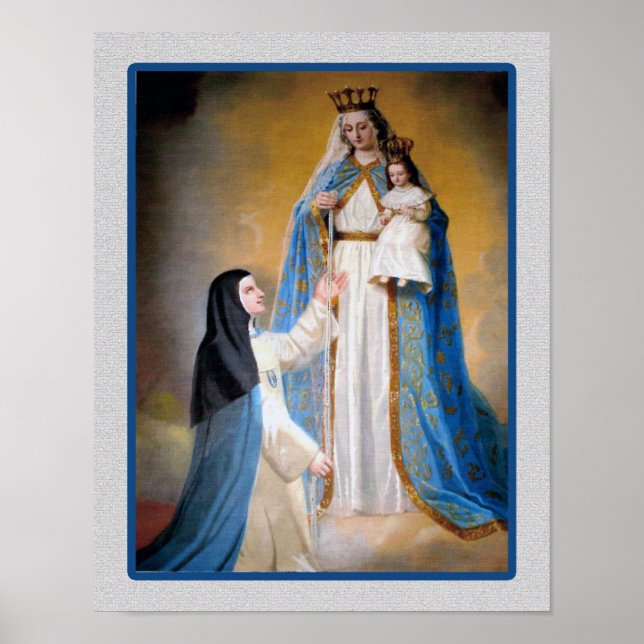Póster Nuestra Señora del Buen Éxito. (Frente)