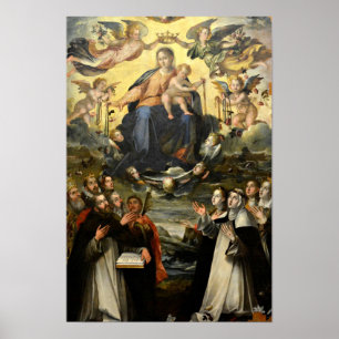 Póster Nuestra Señora del Rosario