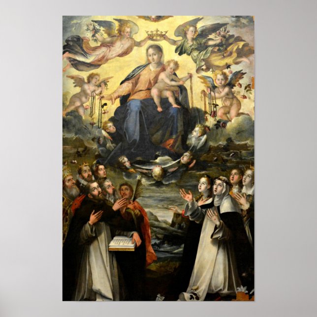 Póster Nuestra Señora del Rosario (Frente)