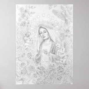 Póster Nuestra Señora del Rosario