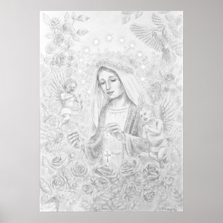 Póster Nuestra Señora del Rosario