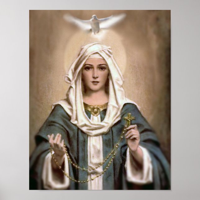 PÓSTER NUESTRA SEÑORA DEL ROSARIO (Frente)