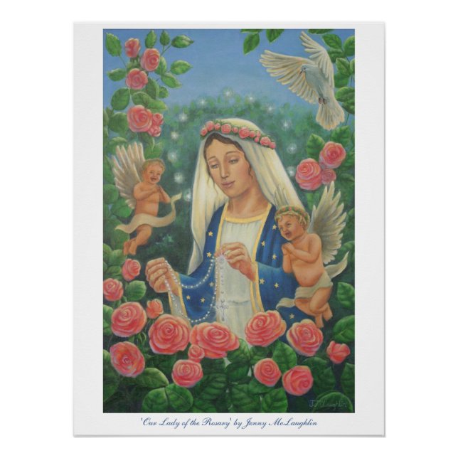 Póster 'Nuestra Señora del Rosario' de Jenny McLaughlin (Anverso)