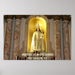 Póster NUESTRA SEÑORA OF EL MONTE CARMELO de HARLEM DEL