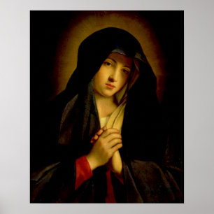 Póster Nuestra Señora Virgen de los Dolores - Dolorosa