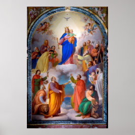 Póster Nuestra Señora y los Santos