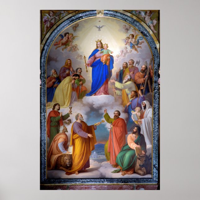 Póster Nuestra Señora y los Santos (Frente)