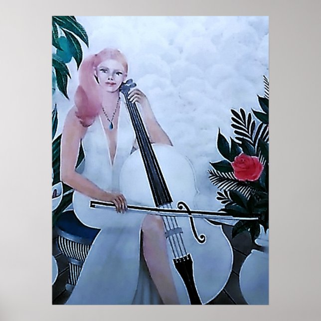 PÓSTER NUESTRA SEÑORITA VIOLONCHELISTA      (Frente)