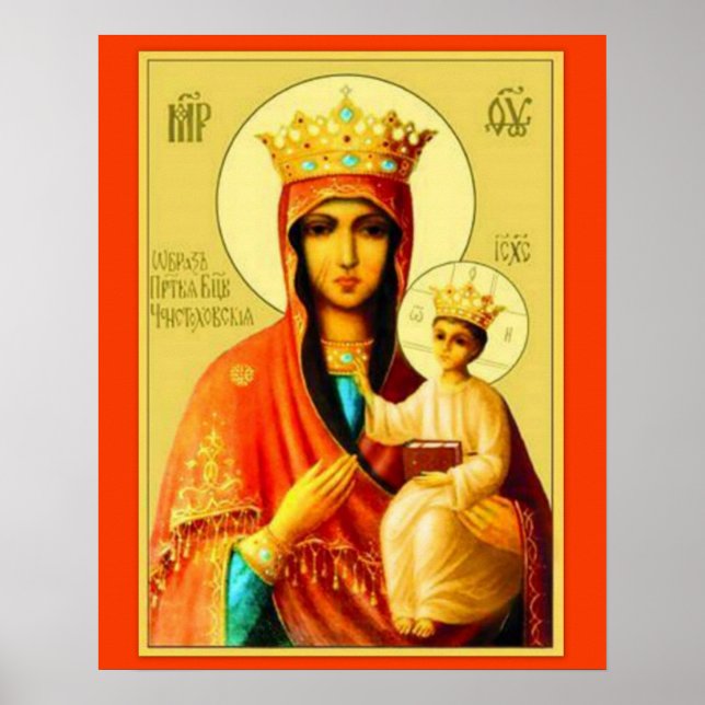 Póster Nuestra Virgen María Czestochowa 2 Poster A (Frente)