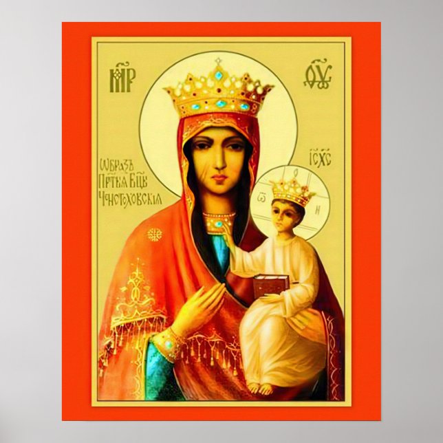 Póster Nuestra Virgen María Czestochowa Poster B (Frente)