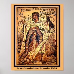 Póster Nuestra Virgen María - José Guadalupe Posada Poste