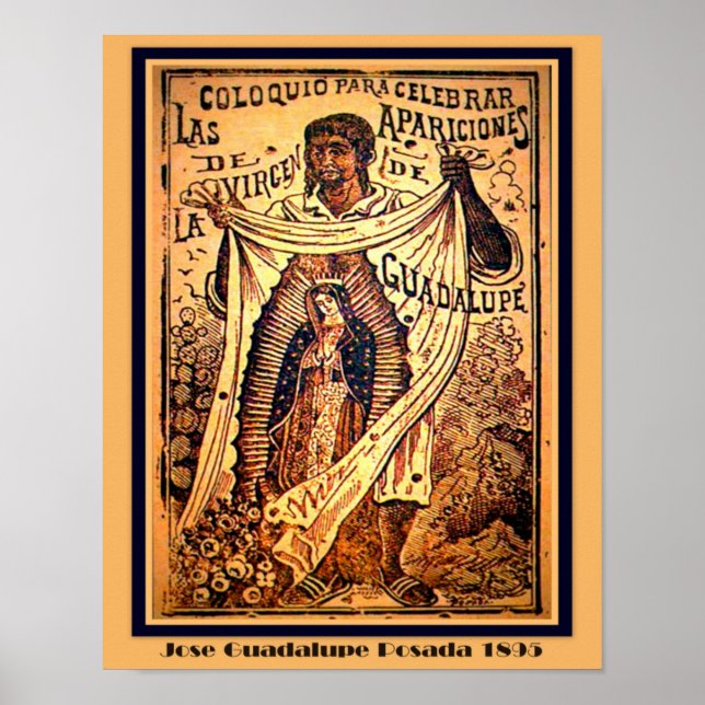 Póster Nuestra Virgen María - José Guadalupe Posada Poste (Frente)