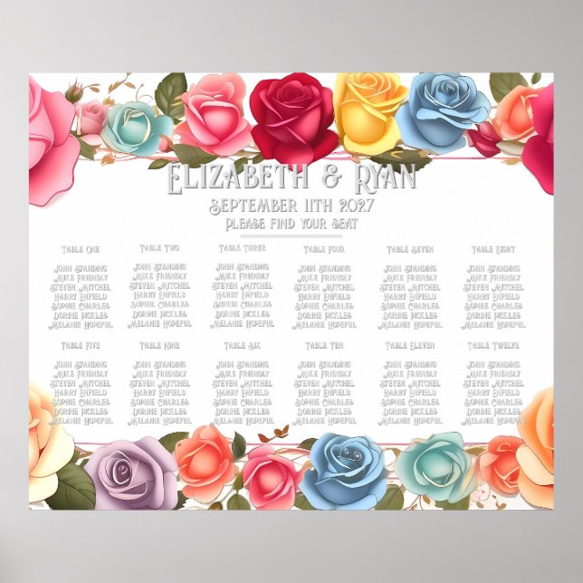 Póster Nuestro amor floreciente (Frente)