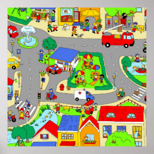 Póster Nuestro barrio ocupado