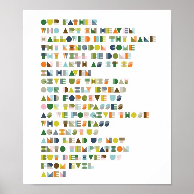 Póster Nuestro padre, retro, Poster (Frente)