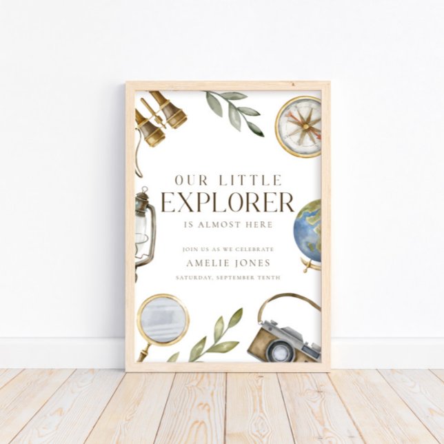 Póster Nuestro Pequeño Explorador | Adventure Awaits Baby (Available for print & instant digital download!)