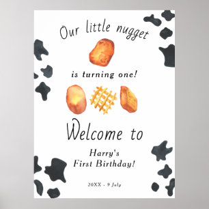 Póster Nuestro Pequeño Nugget Se Está Convirtiendo En Un