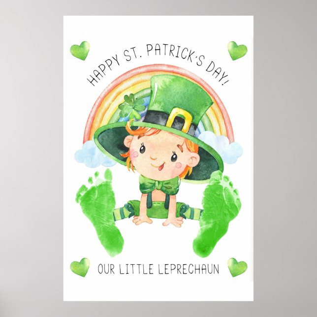 Póster Nuestro pequeño poster leprechaun (Frente)