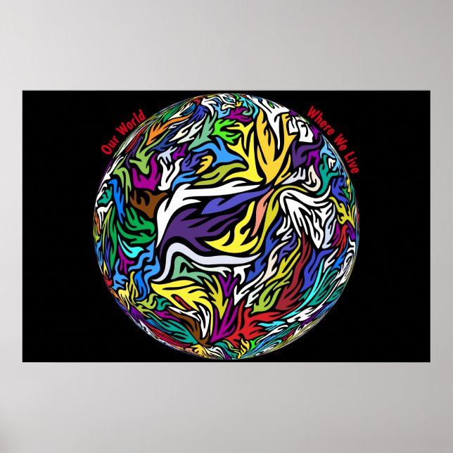 Póster Nuestro Poster mundial (Frente)