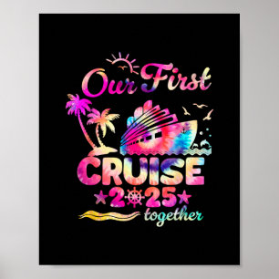 Póster Nuestro Primer Crucero 2025 Juntos Crucero de Pare