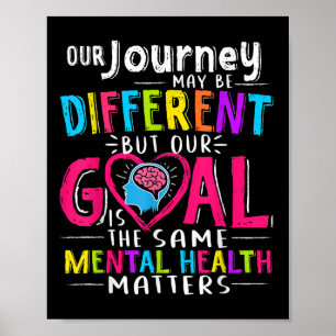 Póster Nuestro Viaje De Salud Mental S Conciencia Mes Cer