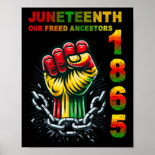 Póster Nuestros Ancestros Africanos Liberados, 18 De Juni