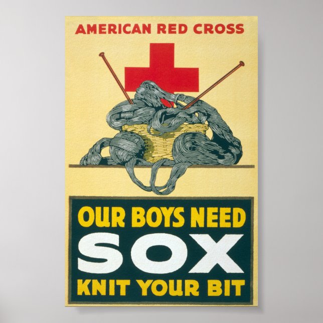 Póster Nuestros chicos necesitan sox - cuídese. (Frente)