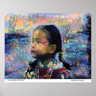 Póster Nuestros hermosos hijos