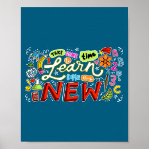 Póster Nueva Aprende Algo Educación Motivacional Aprendis