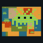 Póster Nueva Armada Espacial<br><div class="desc">Nueva Armada Espacial. 2023,  Ken Gage. Arte digital: surrealismo pop.</div>