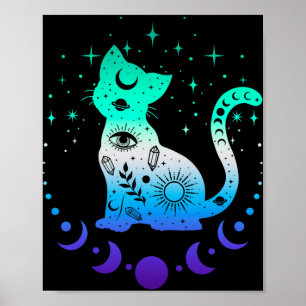 Póster Nueva bandera del orgullo gay masculino Mlm azul, 