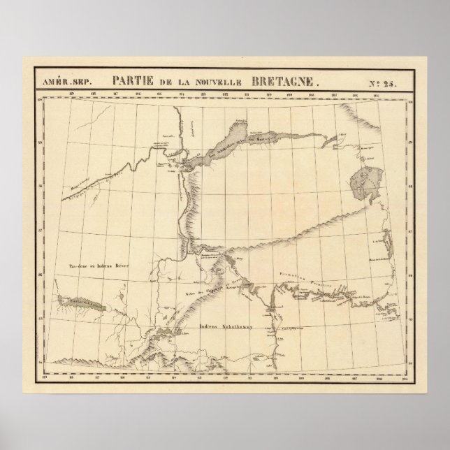 Póster Nueva Bretaña, América 25 (Frente)