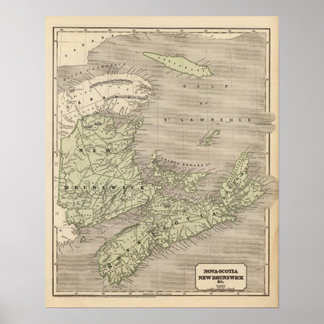 Póster Nueva Brunswick (Frente)