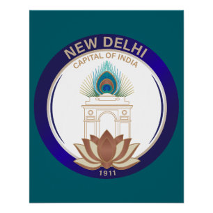 Póster Nueva Delhi India