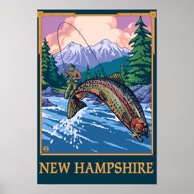 Póster Nueva escena de pescadores de HampshireAngler (Frente)