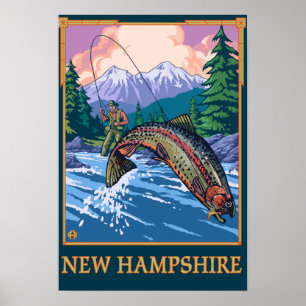 Póster Nueva escena del pescador de HampshireAngler