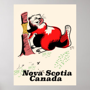 Póster Nueva Escocia canadá