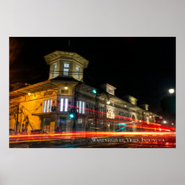 Póster Nueva estética de arquitectura Art Deco de las Ind
