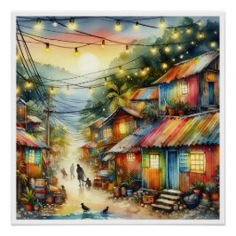 Póster NUEVA HAITI única, Aruba, Antigua