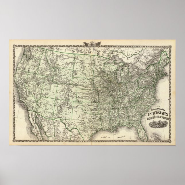 Póster Nueva hoja de ruta de los Estados Unidos 2 (Frente)