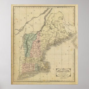 Póster Nueva Inglaterra