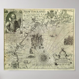 Póster Nueva Inglaterra - 1616