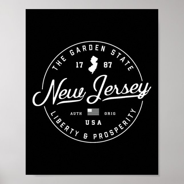 Póster Nueva Jersey (Frente)