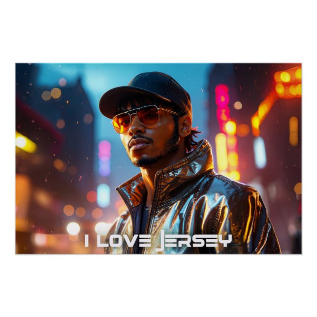 PÓSTER NUEVA JERSEY - AMO JERSEY (Anverso)